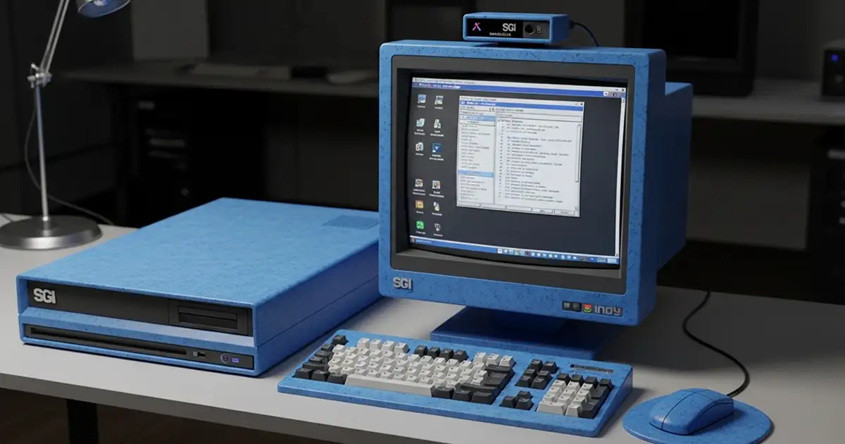 SGI Indy workstation, the hardware WebMagic ran on in 1995