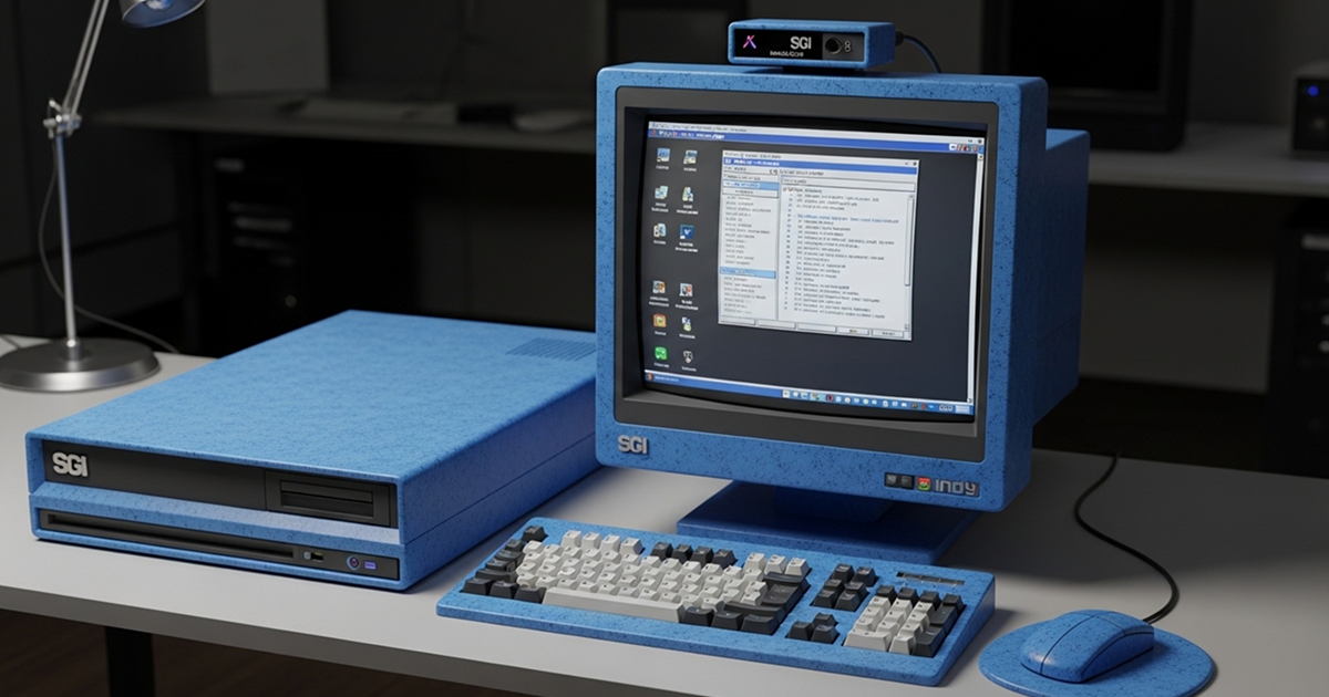 SGI Indy workstation, the hardware WebMagic ran on in 1995