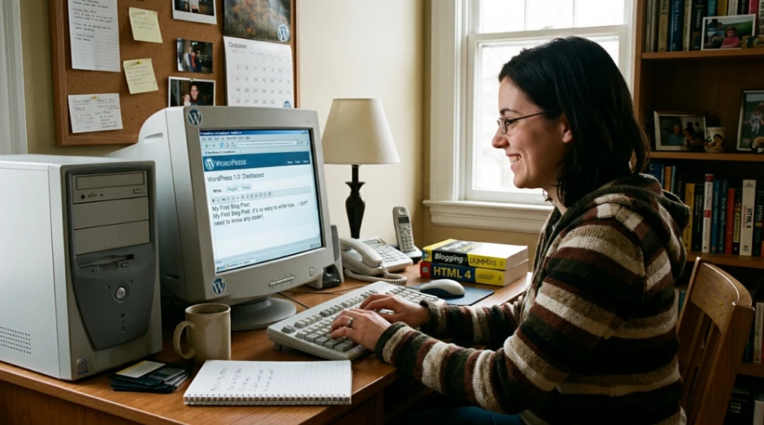 How WordPress Made "No-Code" Real in 2003 (And Changed the Web Forever)