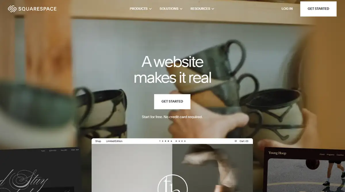 Squarespace no code website builder 2026