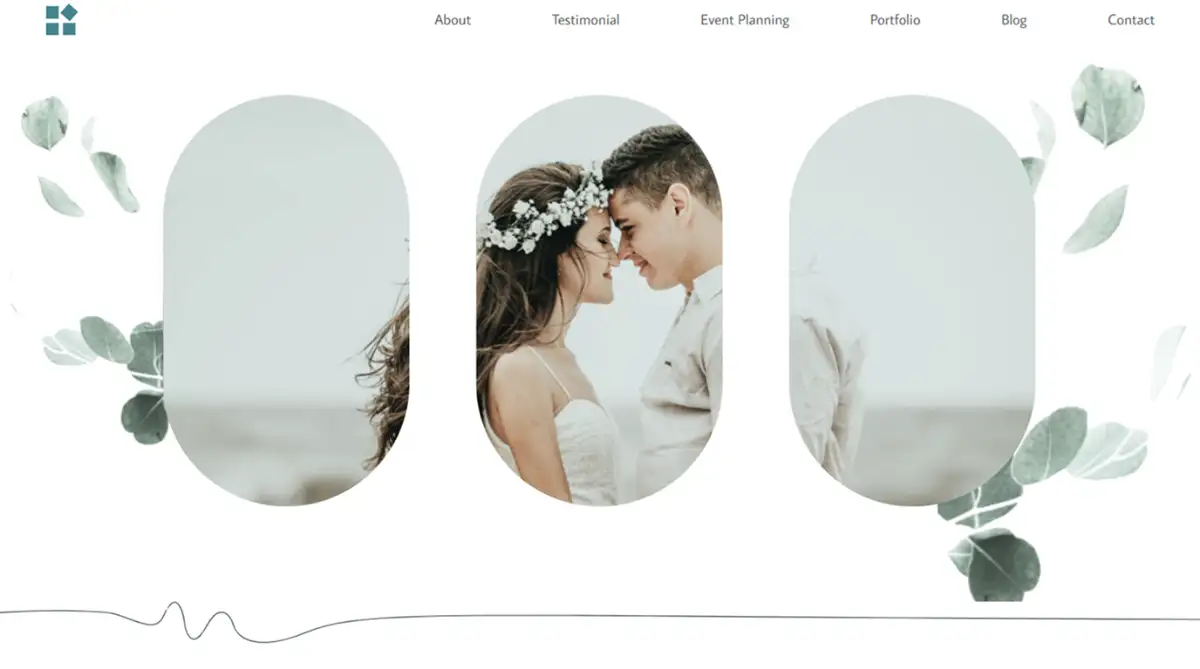Systeme.io elegant botanical wedding planner template