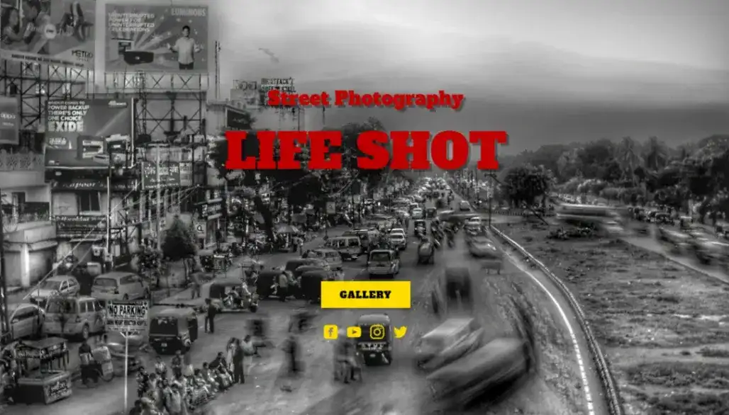 Street Photography no code website template