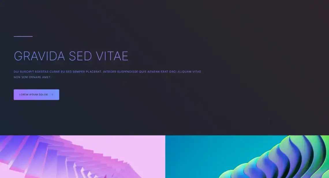 Professional Service home page screenshot
