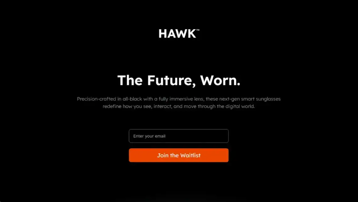 Product Launch Waitlist home page screenshot