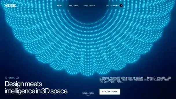AI Brand Showcase home page screenshot