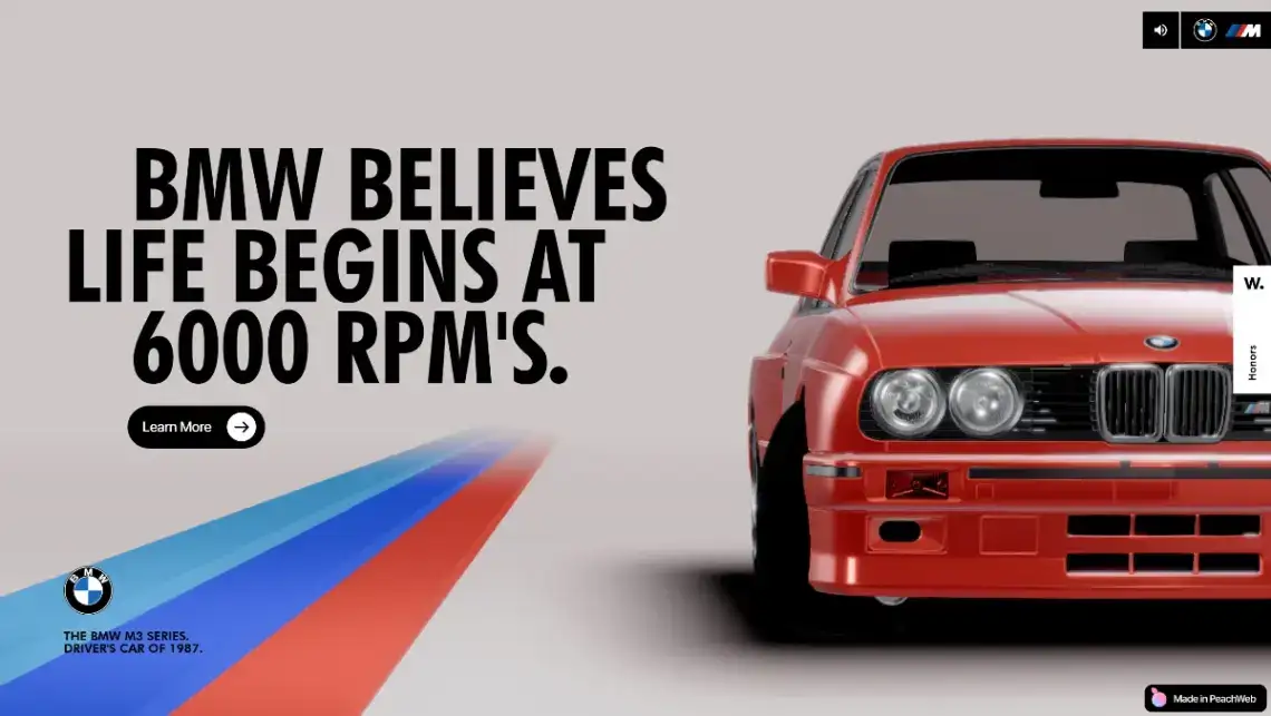 Classic Car Dealership home page screenshot
