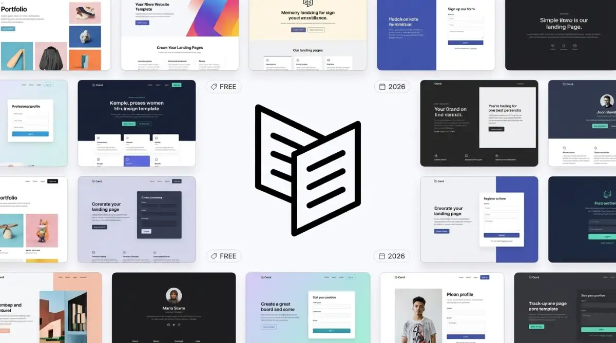 Carrd Templates: 20 Free One-Page Picks (2026)