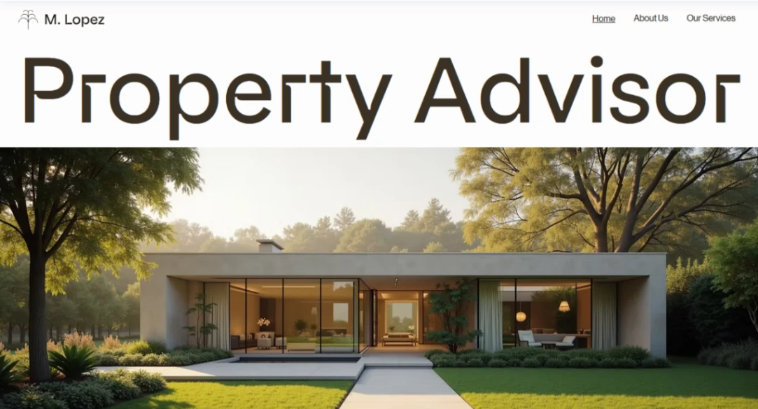 Property Advisor website template