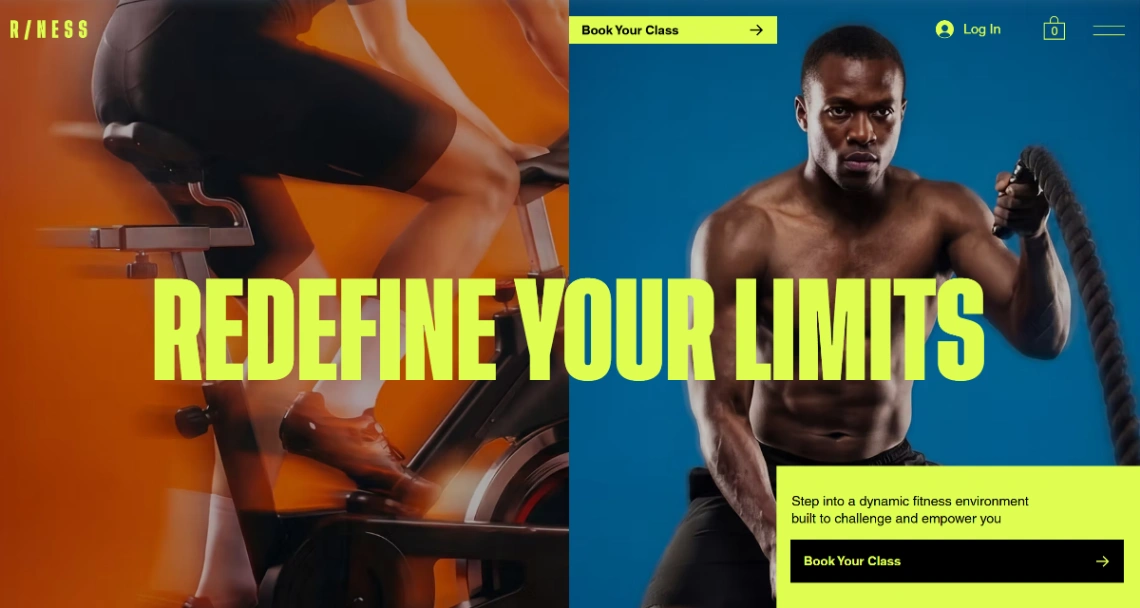 Fitness Studio website template