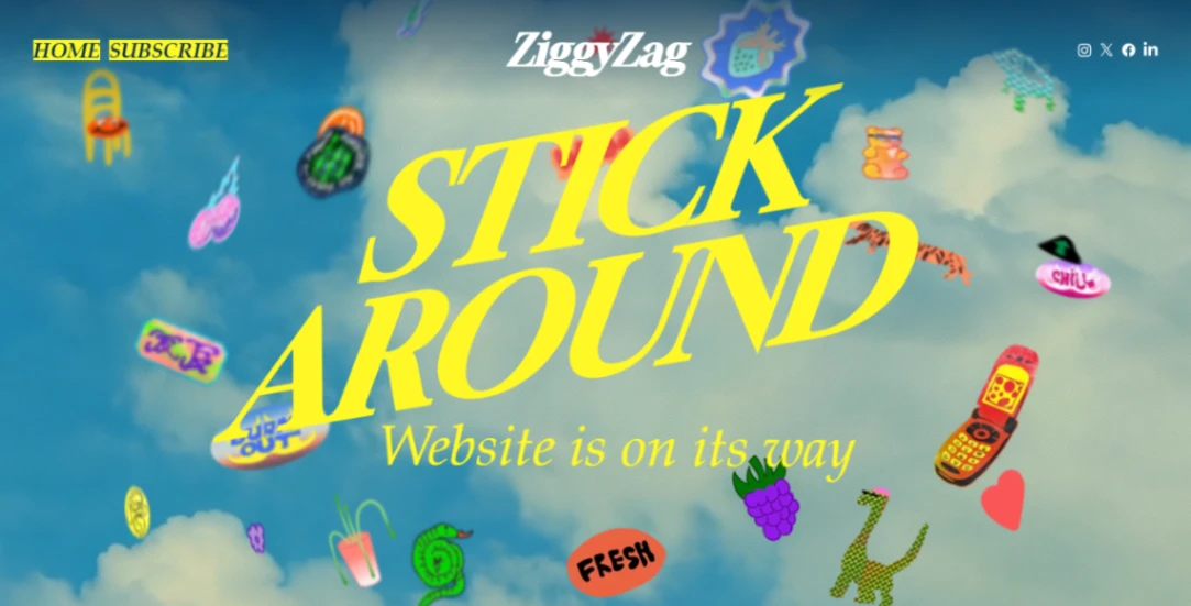 Retro Coming Soon website template