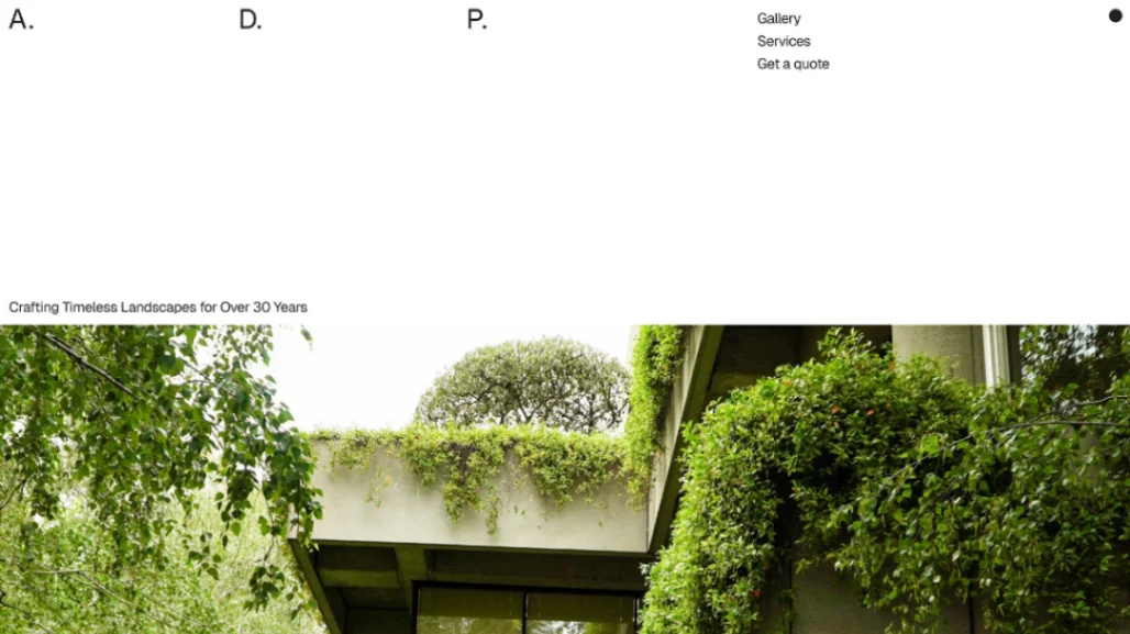 Landscaping Business website template
