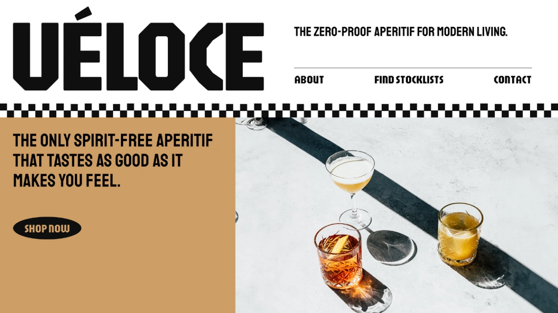 Beverage Brand website template