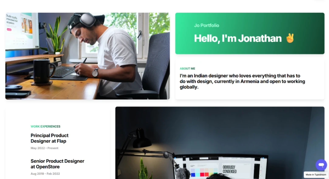 Personal Portfolio website template