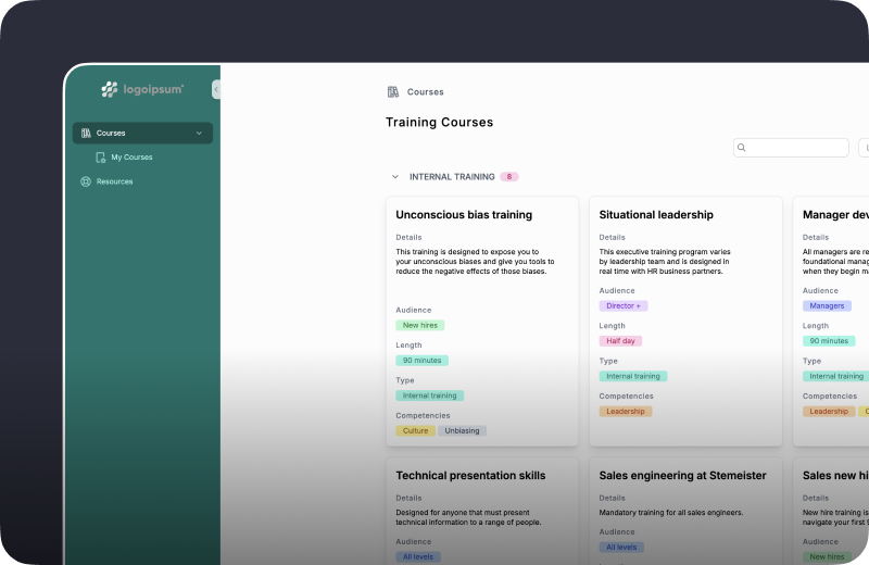 Employee Resources Hub web application template