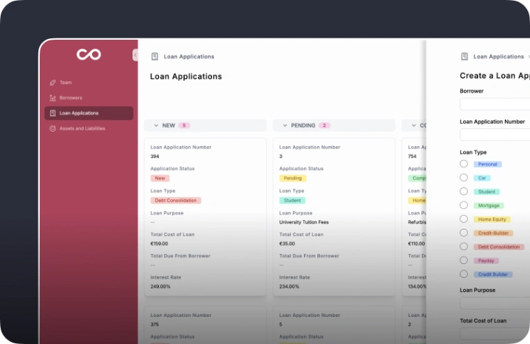 Lending Portal web application template