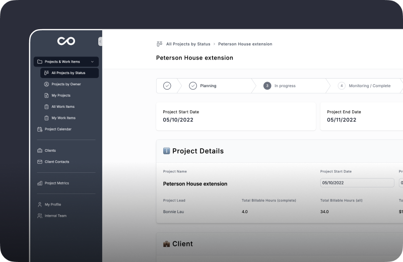 Project Resource Manager web application template