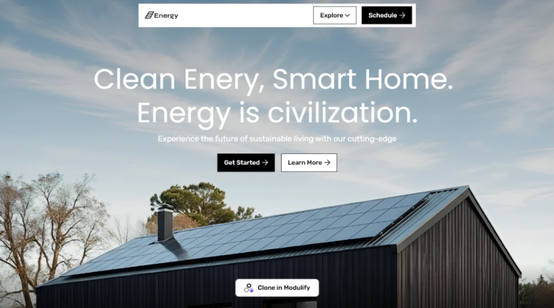 Energy Home Solutions website template