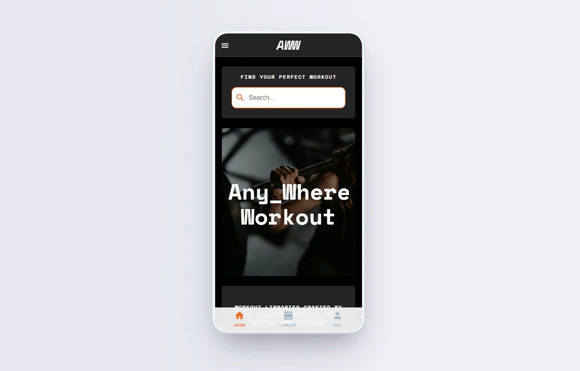 On-Demand Fitness App mobile app design template