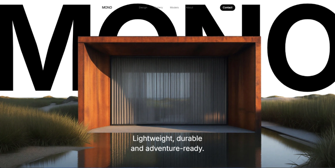 Luxury Outdoor Gear website template