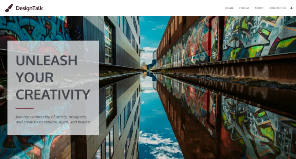 Creative website website template