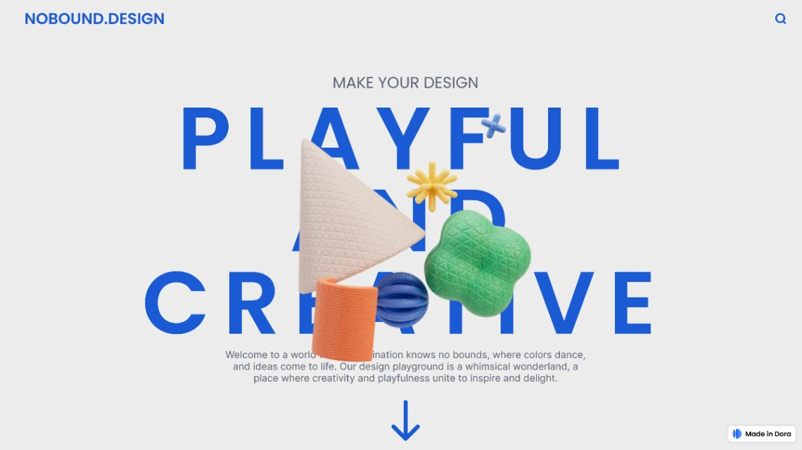 Animated Landing Page website template