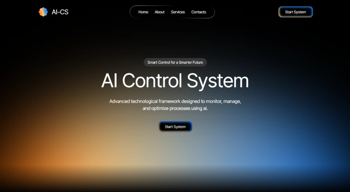 AI Automation Landing website template