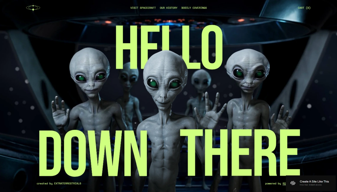 Landing page website template