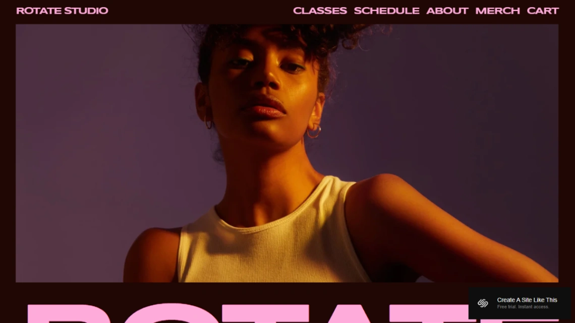 Dance Studio website template