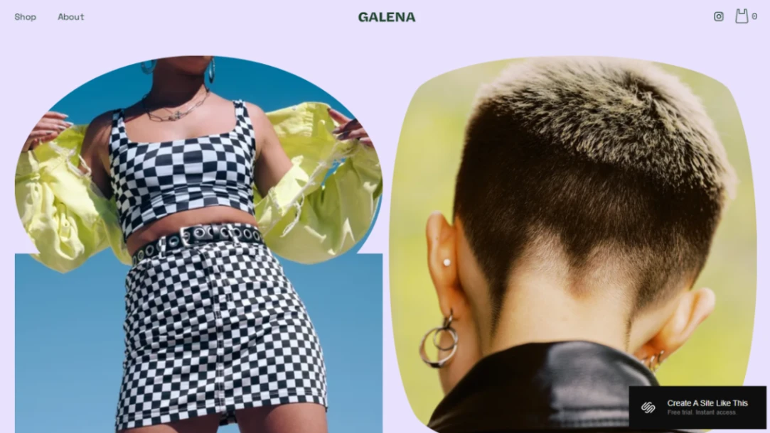 Jewelry & Accessories website template