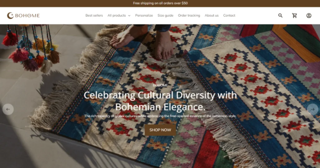 Home Decor Store website template