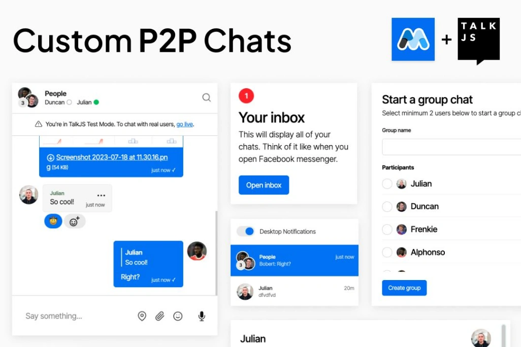 Messaging Platform web application template