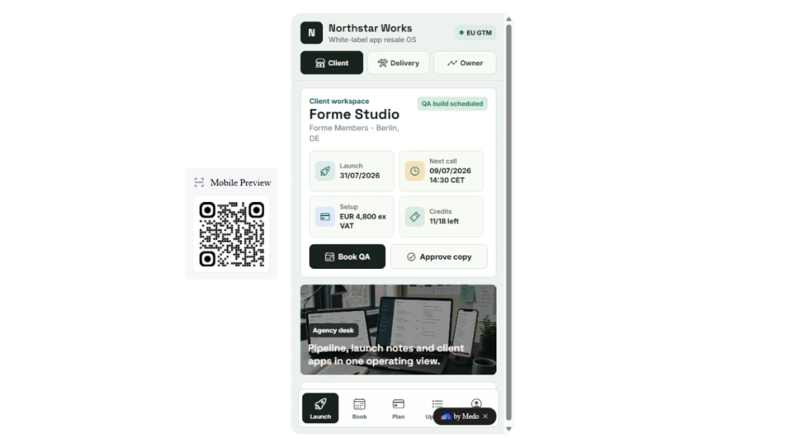 Dev Agency Operations website template