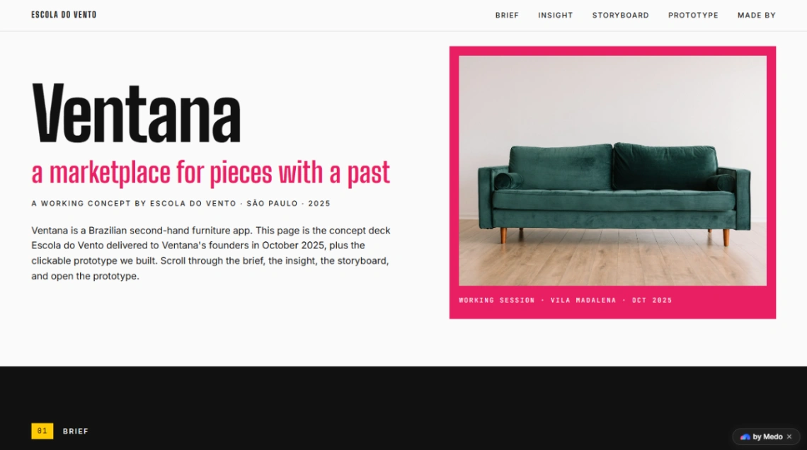 Design Case Study Deck website template