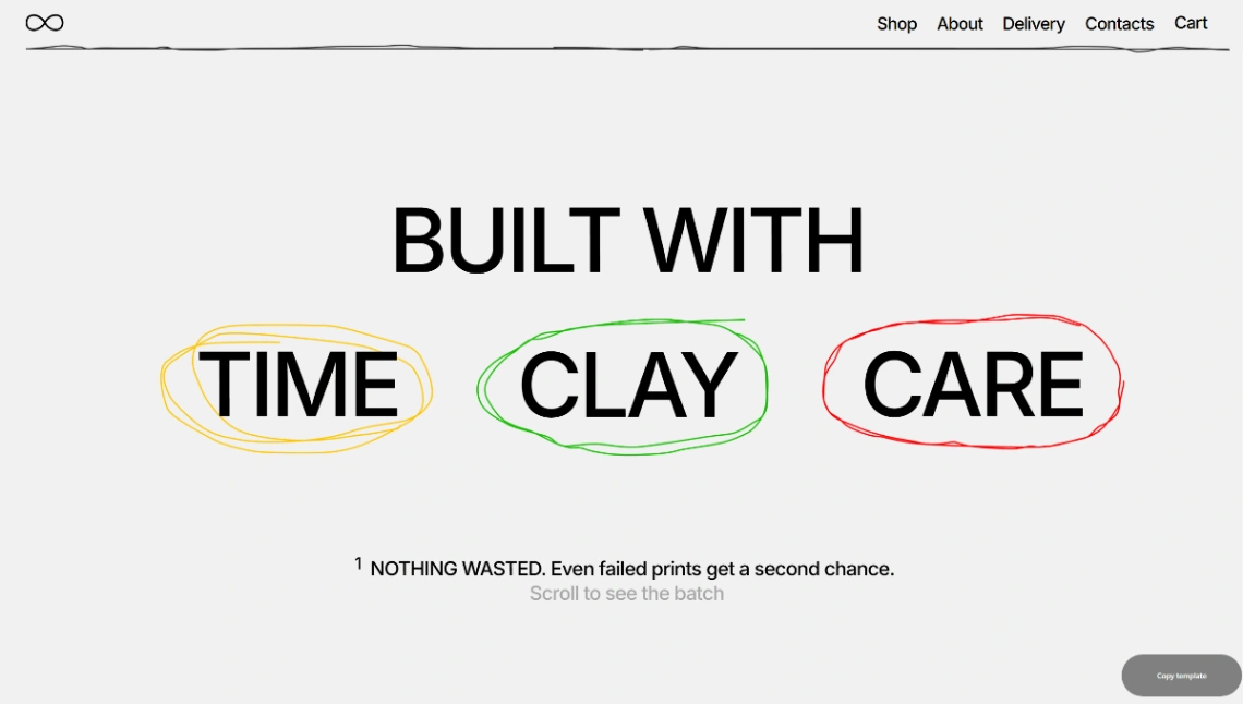 Modern business website template