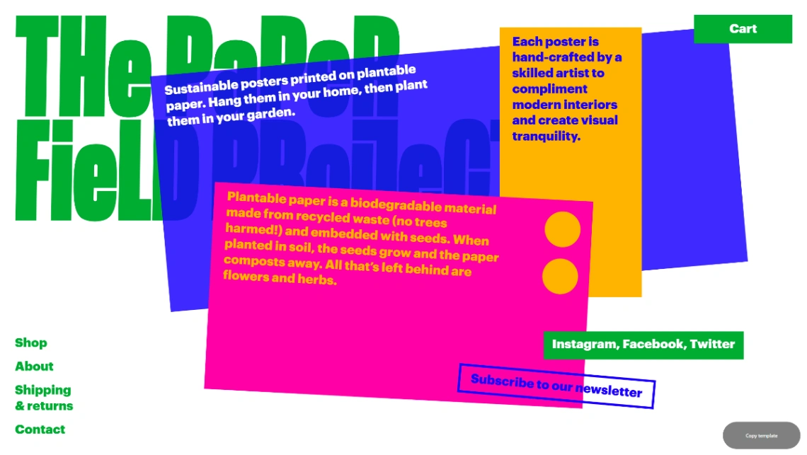 Design Agency website template