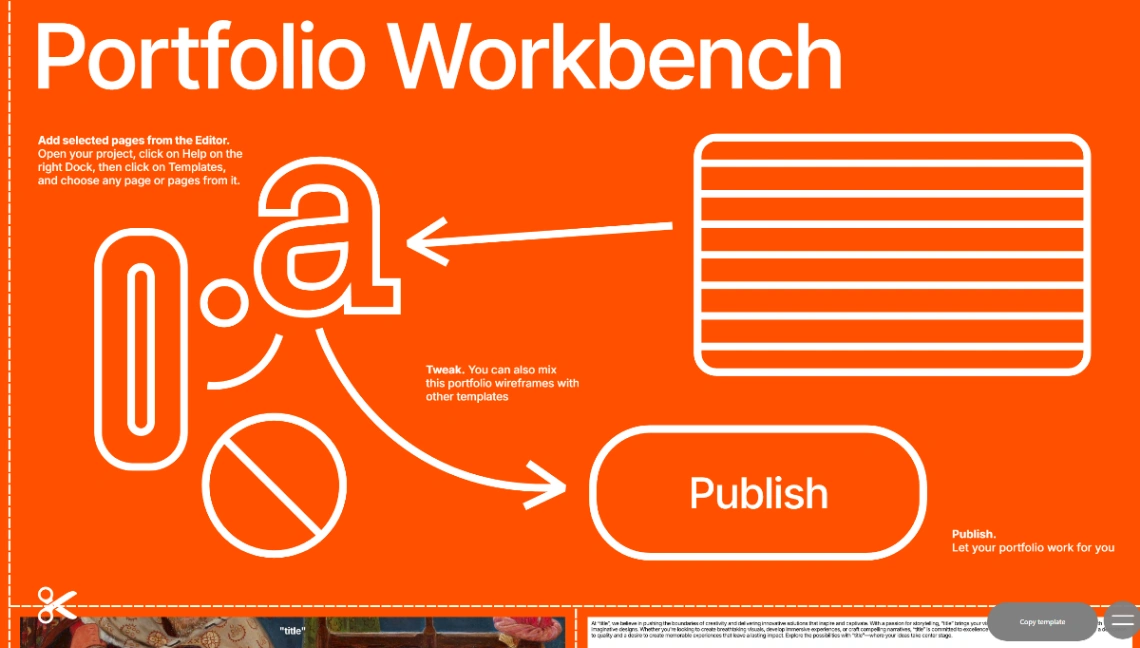 Creative Portfolio website template