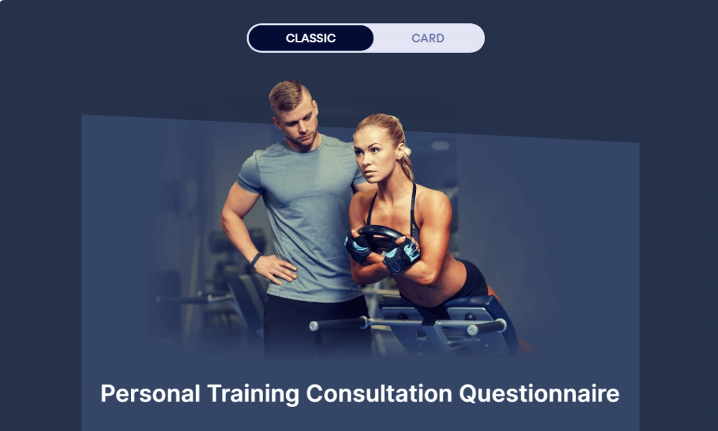 Questionnaire website template