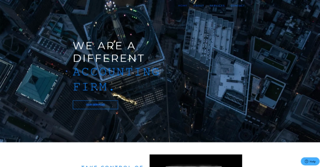 Accounting Firm website template