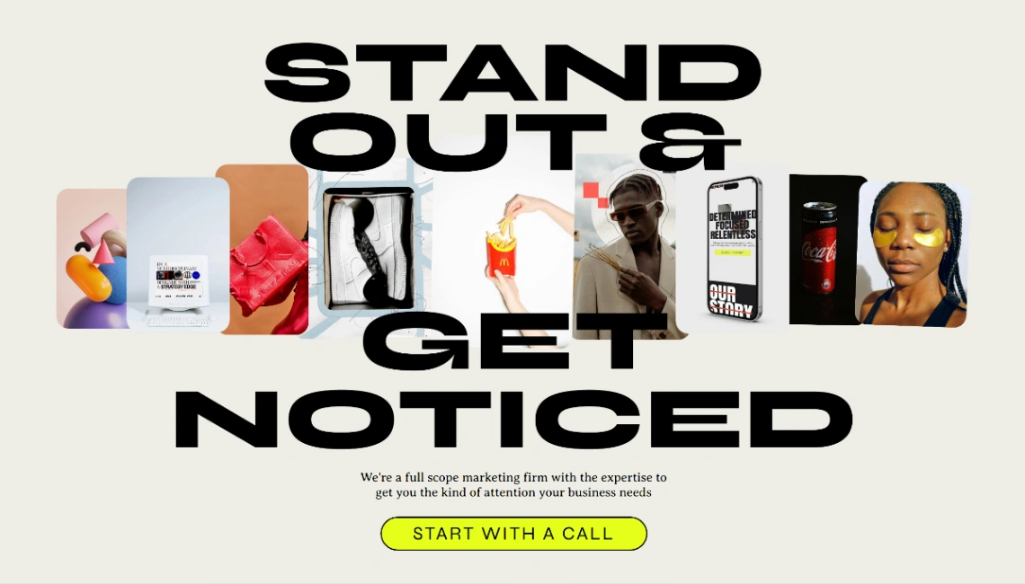 Marketing Agency website template