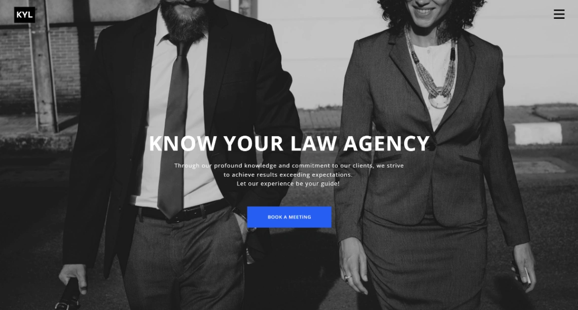 Legal Agency website template