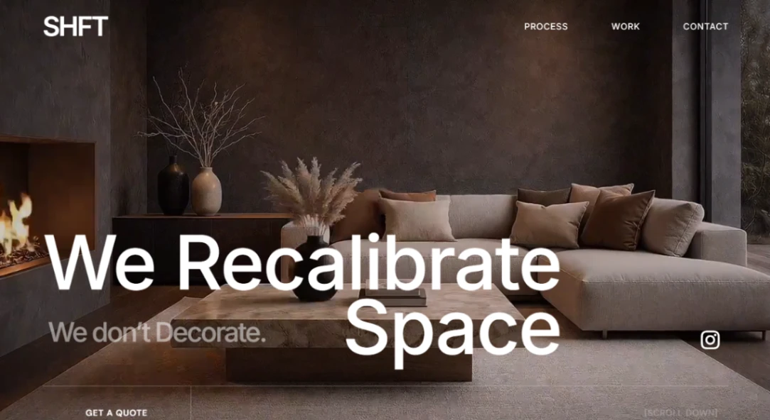 Interior Design website template