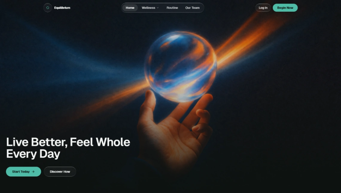 Mindfulness Platform website template
