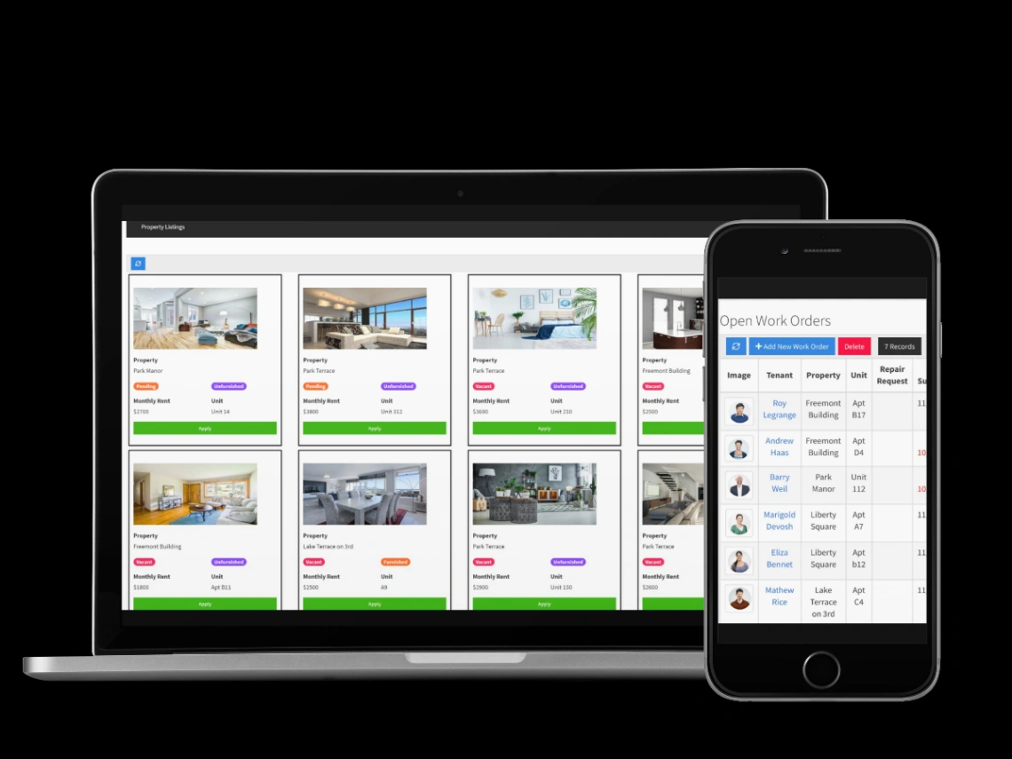 Property Management web application template