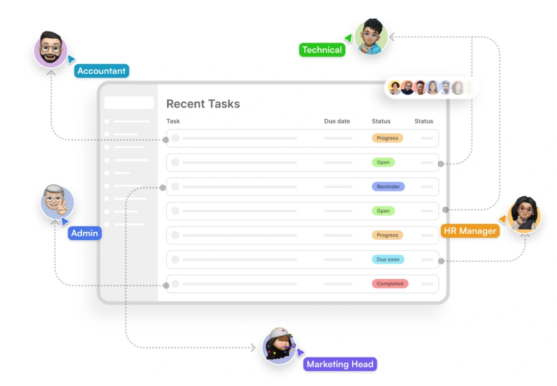 Project Management web application template