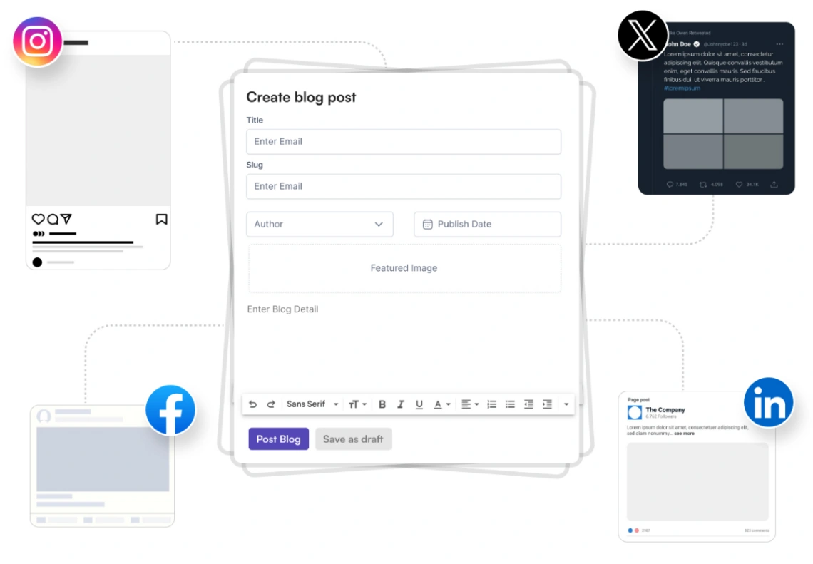 Blog Management web application template