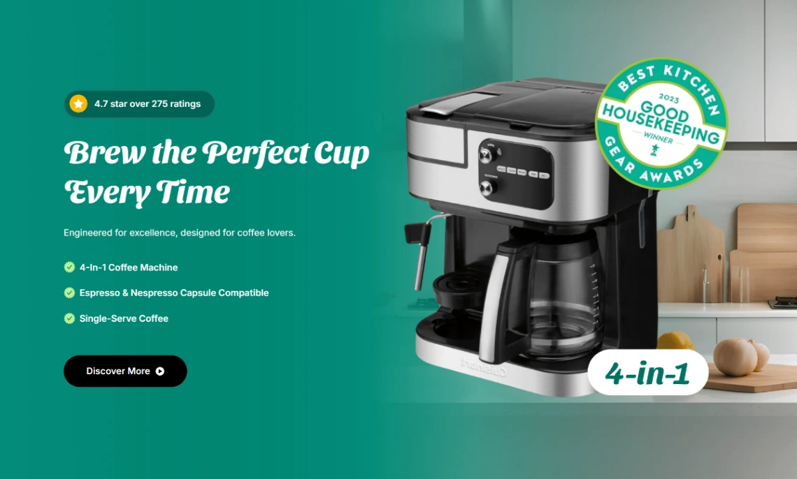 Coffee Appliance website template