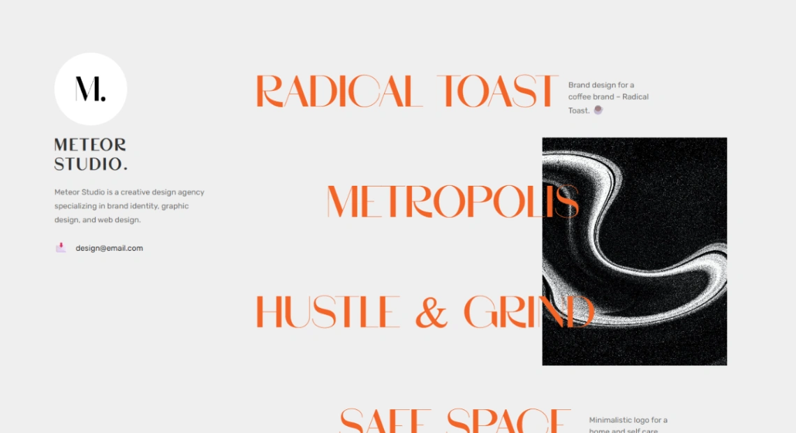 Creative Agency website template