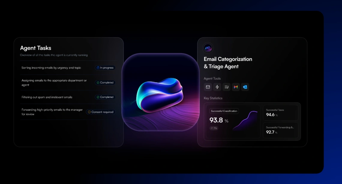 Email Triage AI Agent web application template