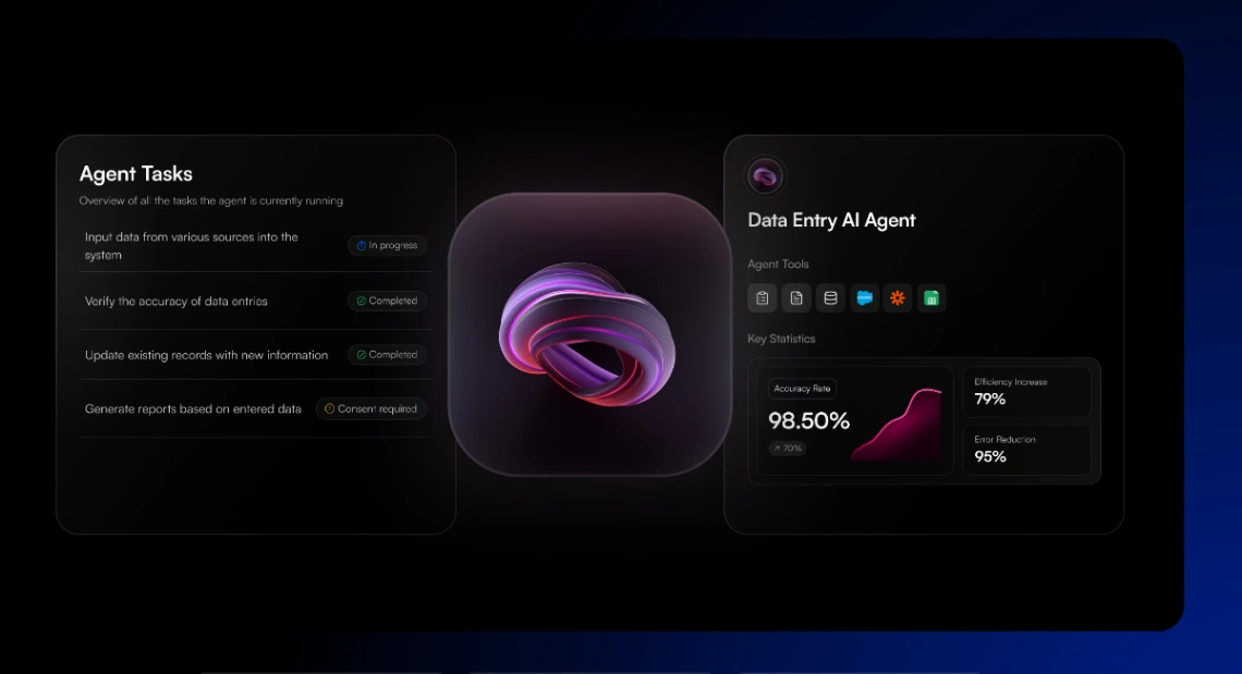 Data Entry AI Agent web application template