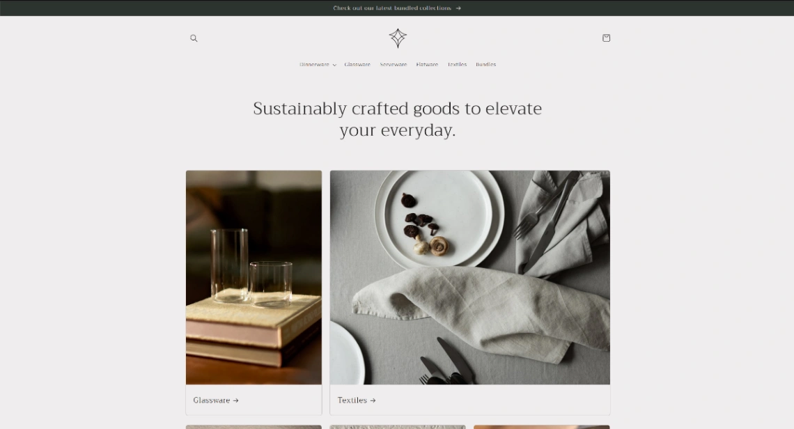 Craftmanship store website template